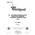 WHIRLPOOL SF313PEKT0 Catálogo de piezas