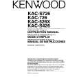 KENWOOD KACS426 Instrukcja Obsługi