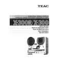 TEAC X300R Owners Manual