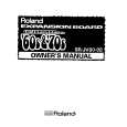 ROLAND SR-JV80-08 Owners Manual