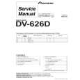 PIONEER DV-626D/WY Instrukcja Serwisowa