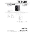 SONY SSRG444 Instrukcja Serwisowa