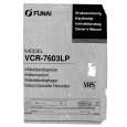 FUNAI VCR7603LP Owners Manual