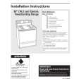 WHIRLPOOL 598194P2 Installation Manual