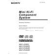 SONY MHC-RV800D Owners Manual