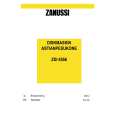 ZANUSSI ZDI6556W Owners Manual