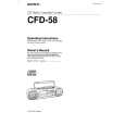 SONY CFD-58 Owners Manual