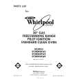 WHIRLPOOL SF3004SRW2 Katalog Części