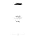 ZANUSSI ZOA5VAP Owners Manual