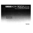 YAMAHA KX-300U Owners Manual