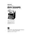 SONY BVH-2000PS VOLUME 4 Instrukcja Serwisowa