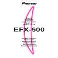 PIONEER EFX-500/WY Owners Manual