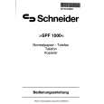 SCHNEIDER SPF1000 Owners Manual