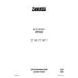 ZANUSSI ZT162 Owners Manual