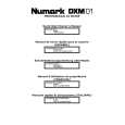 NUMARK DXM01 Owners Manual NUMARK DXM01 Owners Manual
