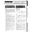 SHURE FP16 Owners Manual