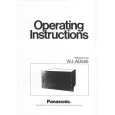 PANASONIC WJAD550 Owners Manual