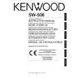 KENWOOD SW-508 Instrukcja Obsługi
