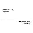THORENS TD125 Owners Manual