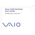 SONY PCV-RX402 VAIO Owners Manual