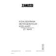 ZANUSSI ZT164R-1 Owners Manual