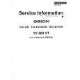 ORION TV205VT Service Manual