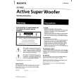 SONY SAW651 Owners Manual
