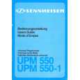 SENNHEISER UPM 550 Owners Manual