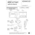 KENWOOD KDC-C715 Instrukcja Serwisowa