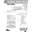 SONY TCW235 Manual de Servicio