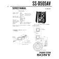 SONY SSD505AV Service Manual