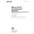 SONY CMT-EX100 Instrukcja Obsługi