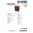SONY SA-WX900 Instrukcja Serwisowa