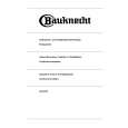 BAUKNECHT CS2270SW Owners Manual