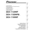 PIONEER DEH-1100MP/XN/EW5 Instrukcja Obsługi