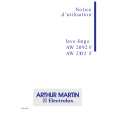 ARTHUR MARTIN ELECTROLUX AW2092F Owners Manual