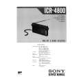 SONY ICR-4800 Instrukcja Serwisowa