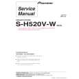 PIONEER S-H520V-W/SXTW/EW5 Instrukcja Serwisowa