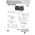 SONY DXA-D9 Instrukcja Serwisowa