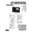 SONY ICFSW30/L Instrukcja Serwisowa