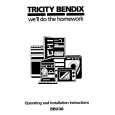 TRICITY BENDIX SB230W Owners Manual