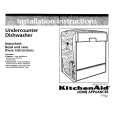 WHIRLPOOL KUDH230B0 Installation Manual