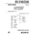 SONY XR3740 Service Manual