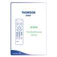 THOMSON X3030 Owners Manual THOMSON X3030 Owners Manual