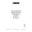 ZANUSSI ZT165R-1 Owners Manual