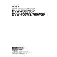 SONY DVW-700WSP Instrukcja Serwisowa