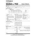 ROLAND DAC-10 Owners Manual