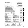 PIONEER VSP200 Owners Manual
