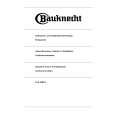 BAUKNECHT CLH2482WS Manual de Usuario