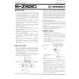 PIONEER SZ92D Owners Manual